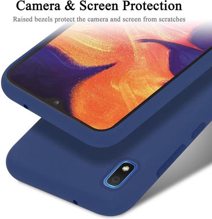 Actual product image Cadorabo TPU Liquid Silicone Case Cover (Samsung Galaxy A10, HTC One M10)