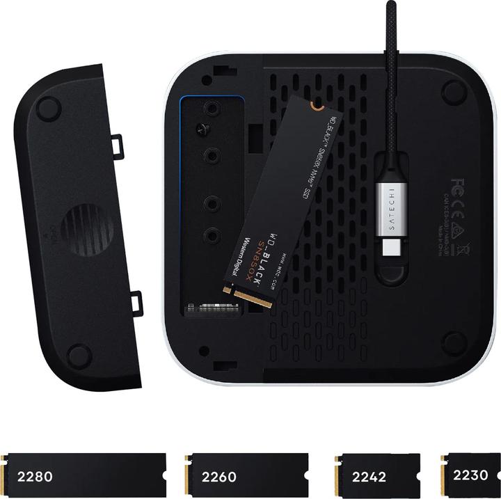 Produktbild Satechi Mac Mini M4 Stand & Hub with SSD Enclosure (USB-C, 5 Ports)