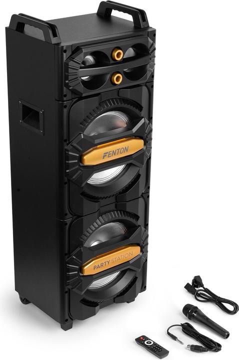 Actual product image Fenton Party speaker - LIVE2102 Partystation met Bluetooth en lichteffecten - Met (Active)