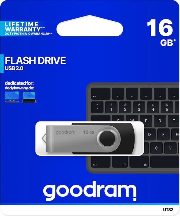 Produktbild Goodram UTS2 USB-Flash-Laufwerk (16 GB, USB 2.0, USB-A)