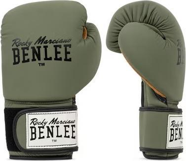 Produktbild Benlee Evans Boxhandschuhe Kaki Leder (10 OZ)