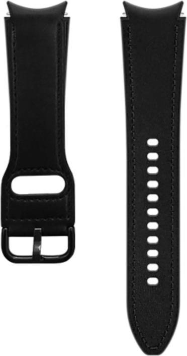 Actual product image Puro Leather bracelet Classic for Galay Watch4 / Watch 4 classic, black (Plastic)