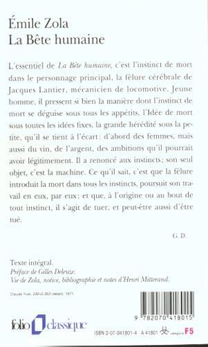 Immagine prodotto La Bête humaine (Francese, Emile Zola, Henri Mitterand, 2001)