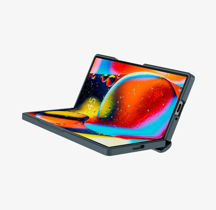 Actual product image Spigen Slim Armor Pro Galaxy Z Fold 6 Case Metal Slate (Samsung Galaxy Z Fold6)
