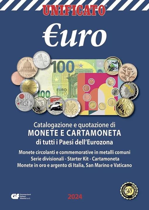 Safe Katalog 2024 Euro Münzen und Papiergeld italienisch