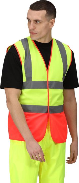 Actual product image Regatta Mens Pro Two Tone Hi-Vis Vest (3XL)