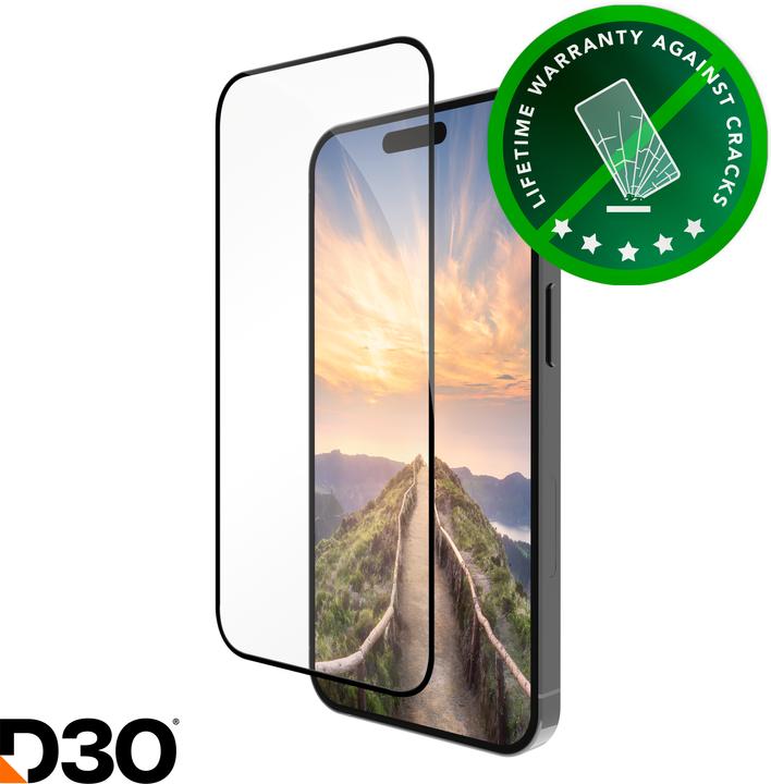 Produktbild dbramante1928 eco, Apple, iPhone 16 Plus/15 Plus, Staubresistent, Kratzresistent, Schwarz, Transpare (1 Stück, Apple iPhone 15 Plus, Apple iPhone 16 Plus)
