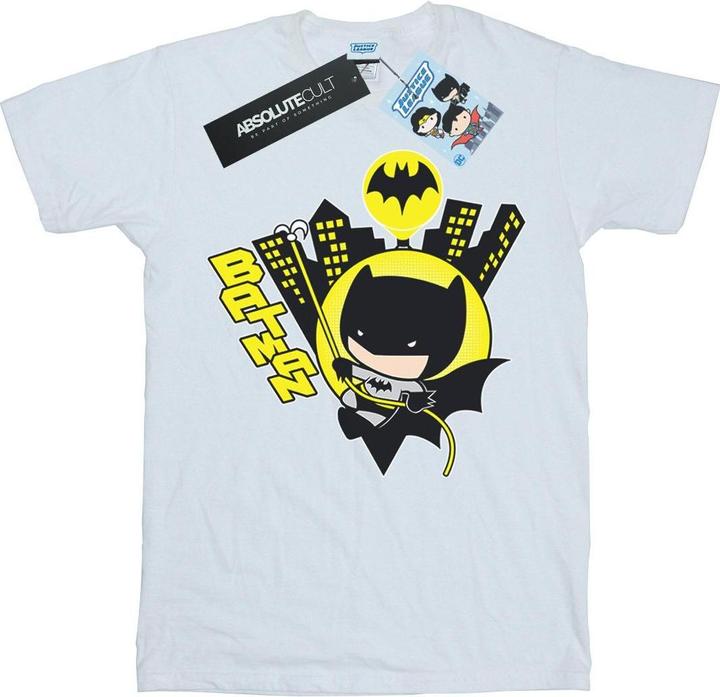 Actual product image Boys Chibi Batman Swinging T-Shirt (140, 146)