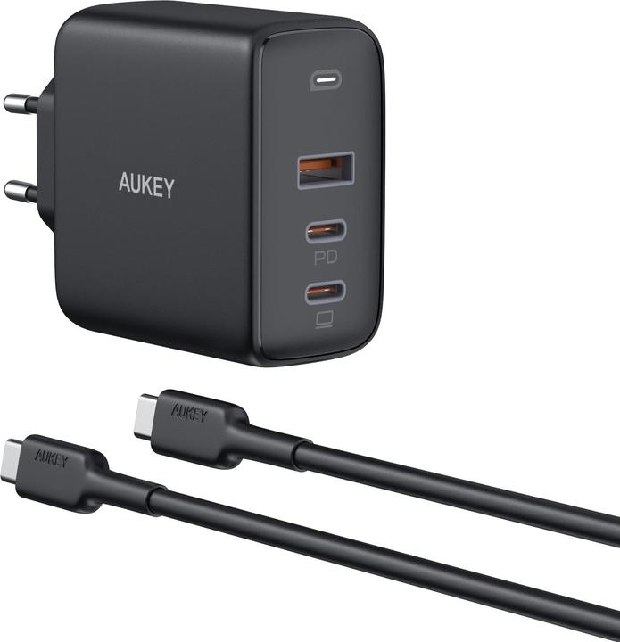 Aukey Omnia PA-B6S + USB C Kabel (90 W)