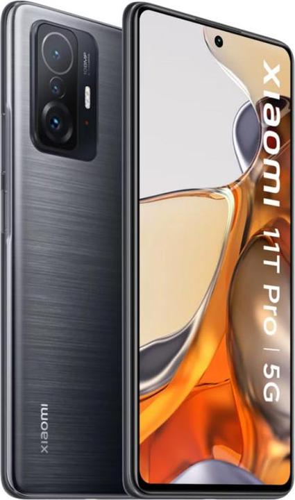 Image du produit Xiaomi Mi 11T Pro (5G - Double SIM - 6.67", 256 Go, 8 Go RAM) Gris (256 Go, Gris Météorite, 6.67", Double SIM, 108 Mpx, 5G)