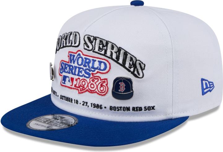New Era Golfer Cap - World Series 1986 Pin Mets Red Sox (One Size)