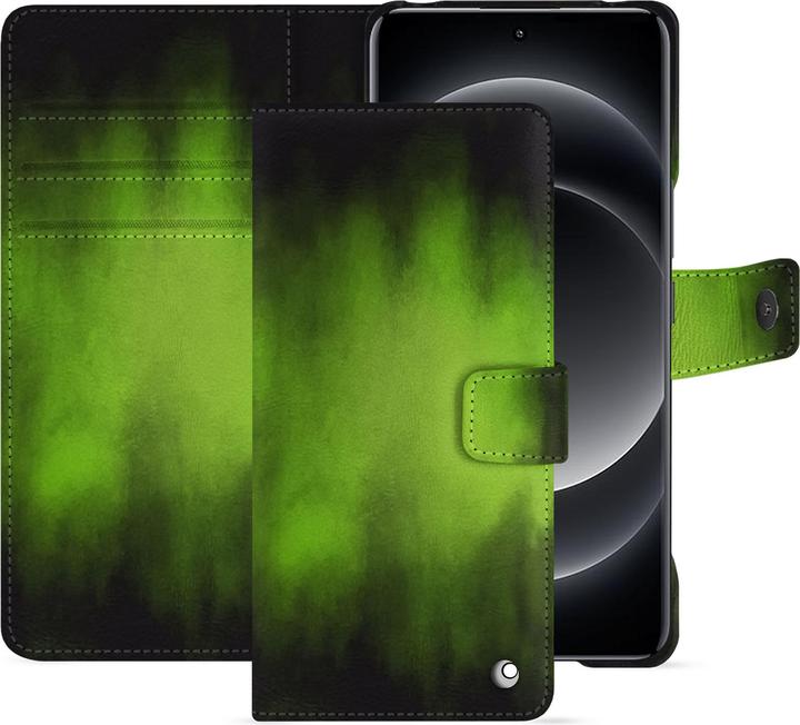 Actual product image Noreve Xiaomi 14 Ultra leather wallet case (Xiaomi 14 Ultra)