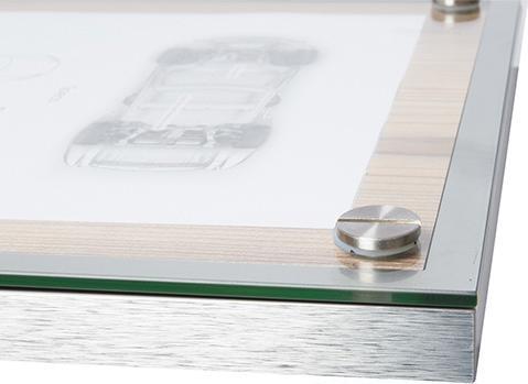 Immagine prodotto Securit Vetrina GLASS STAR, 1 lato DIN A4, rovere (A4)