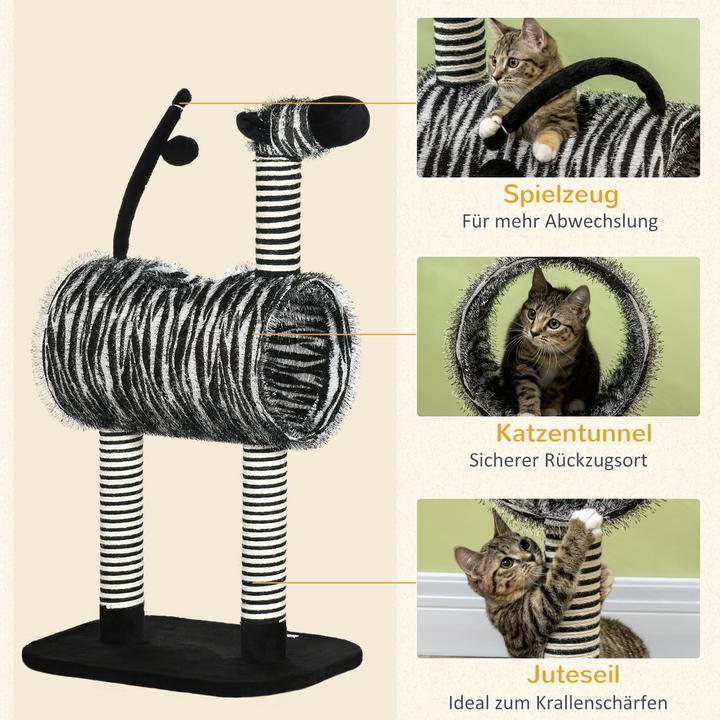 Actual product image Jamb Scratching post (93 cm, Black+White)