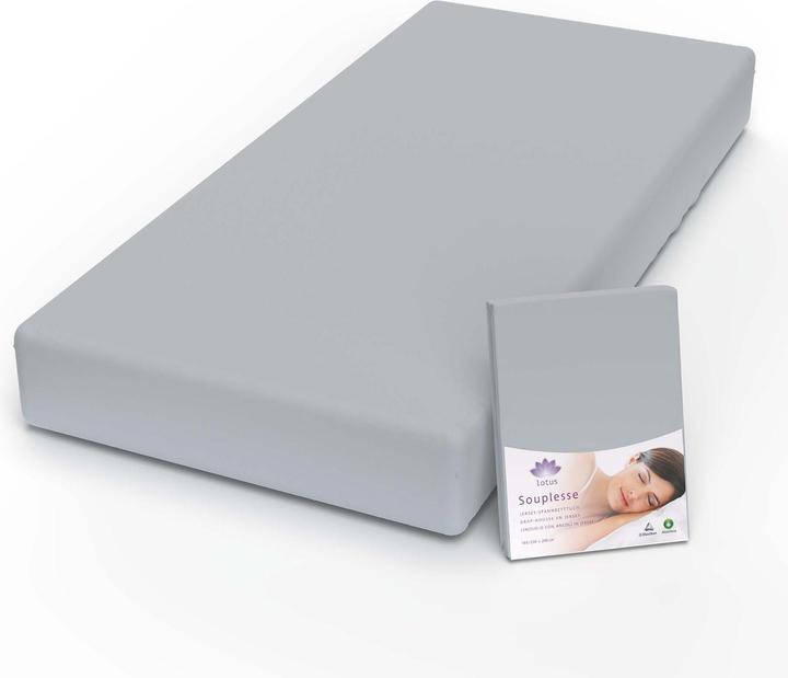 Produktbild Lotus Bettwaren Jersey Fixleintuch Souplesse (200 x 220 cm)