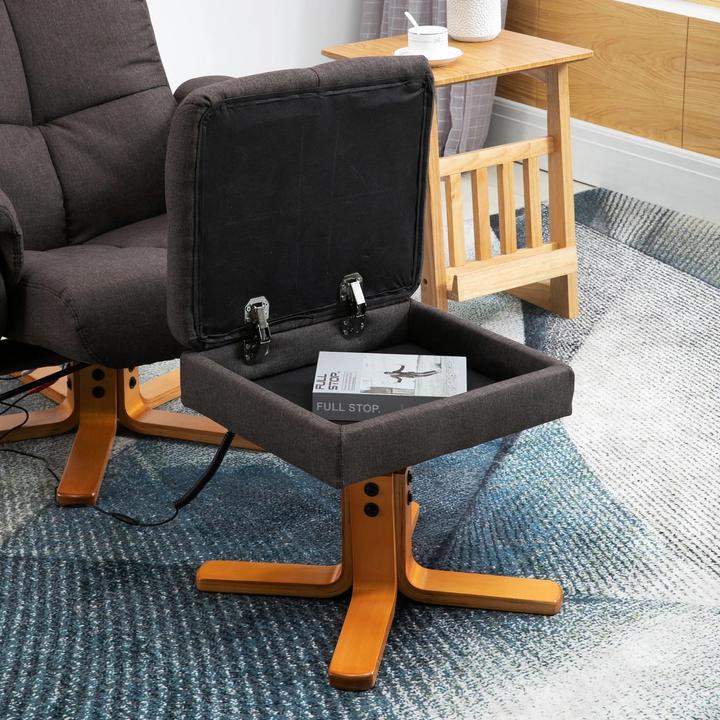 Produktbild Floki24 Massagesessel mit Fusshocker