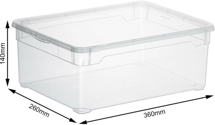 Actual product image Rotho Clear (36 x 26 x 27.5 cm, 10 l)