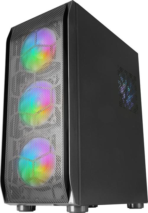 Immagine prodotto Mars Gaming Boitier Moyen Tour E-Atx Mc-Kx RGB Avec Panneau Vitré (Noir) (ATX, mATX, Mini-ITX)