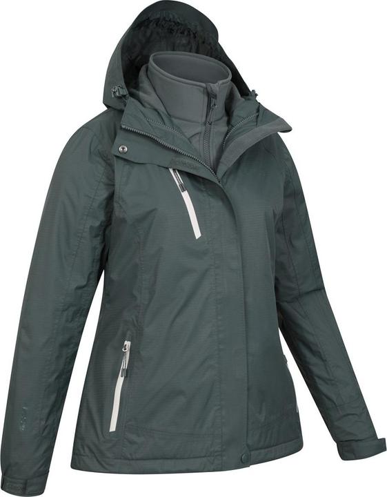 Immagine prodotto Mountain Warehouse Bracken Extreme Giacca Impermeabile 3 In 1 Donna (44 D)
