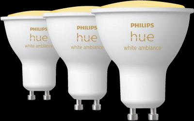 Philips Hue White Ambiance (GU10, 5.70 W, 400 lm, 3 x, G)
