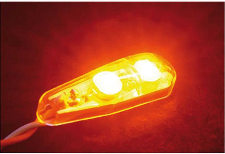 Image du produit Unilight 8wx2 lampe flash 11mm, rouge, t-fuse