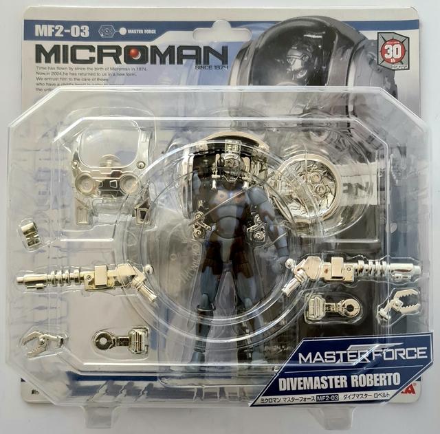 Takara 2004 Microman Master Force MF2-03 Divemaster Roberto Actionfigur