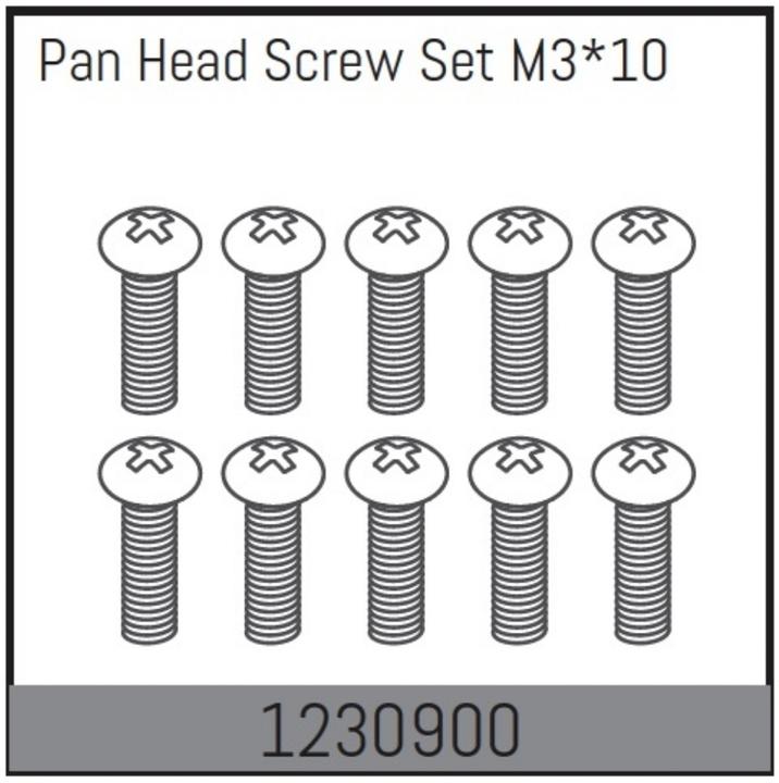 Produktbild Absima M3*10 Kopfschrauben (10)