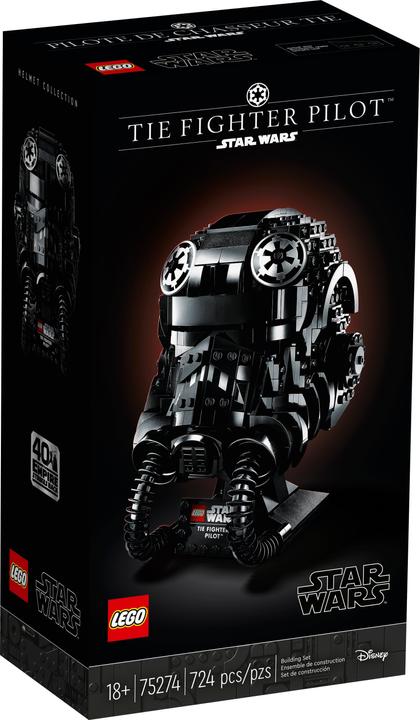 Immagine prodotto LEGO Casco da pilota di caccia TIE (75274, LEGO Star Wars)