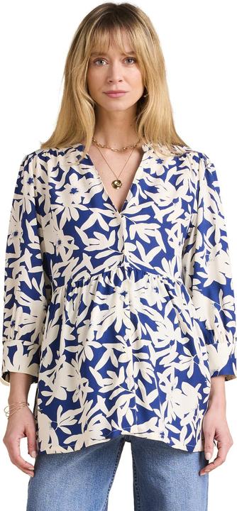 Envie de Fraise Bluse für Schwangerschaft und Stillzeit mit Blätterprint