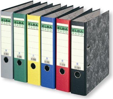 Produktbild Elba Ordner rado 100022602 DIN A4 80mm Pappe grau (A4, 80 mm, 1 Stück)