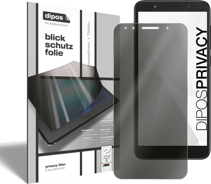 Produktbild Dipos Blickschutzfolie 2-Way Anti-Shock (2 Stück, TCL L9 Plus)