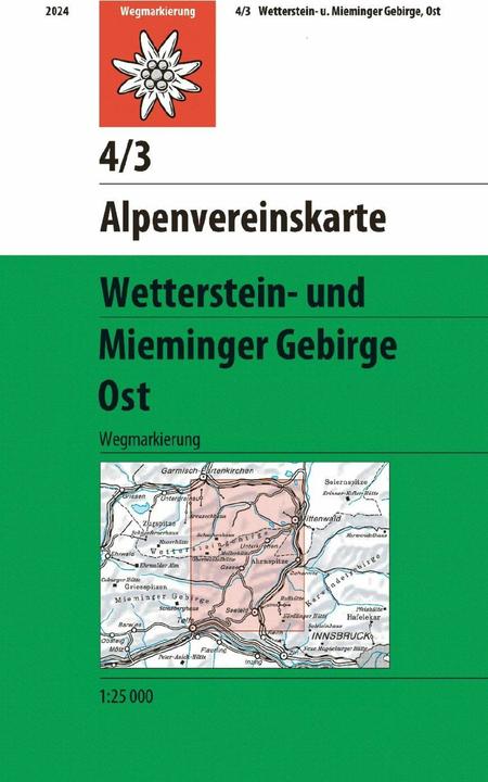 Produktbild Wetterstein- und Mieminger Gebirge, Ost