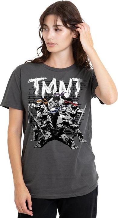 Actual product image Teenage Mutant NT Unisex Adult TMNT Team T-Shirt (XXL)