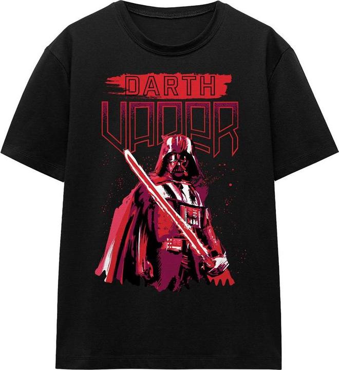 Actual product image Star Wars Unisex Adult Darth Vader Painted T-Shirt (M)
