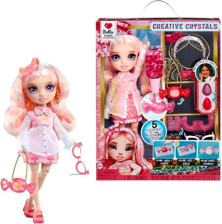 Actual product image Nobrand Rainbow High Crystal Fashion Doll Bella
