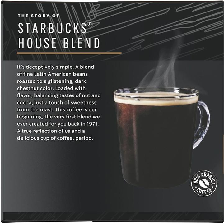 Produktbild Starbucks House Blend Grande by Nescafé Dolce Gusto Medium Roast (12 x Port.)