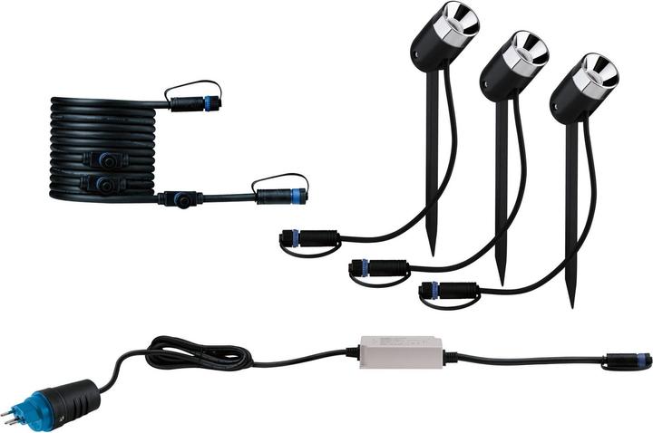 Actual product image Paulmann Outdoor Plug & Shine Pike Starter Set (340 lm, IP65)