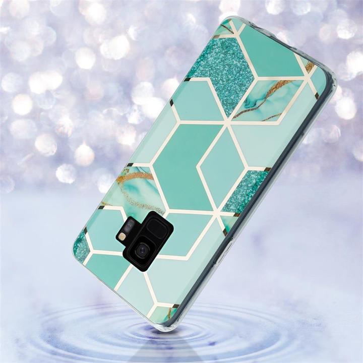 Produktbild Cadorabo IMD TPU Bunter Marmor Cover (Samsung Galaxy S9+)