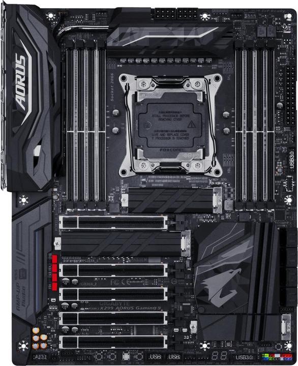 Produktbild Gigabyte X299 AORUS Gaming 9 (LGA 2066, Intel X299, ATX)