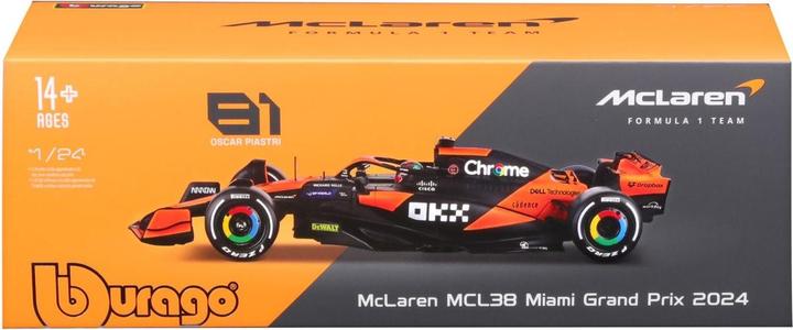 Image du produit Bburago McLaren F1 Team MCL38 1/24 Piastri 2024