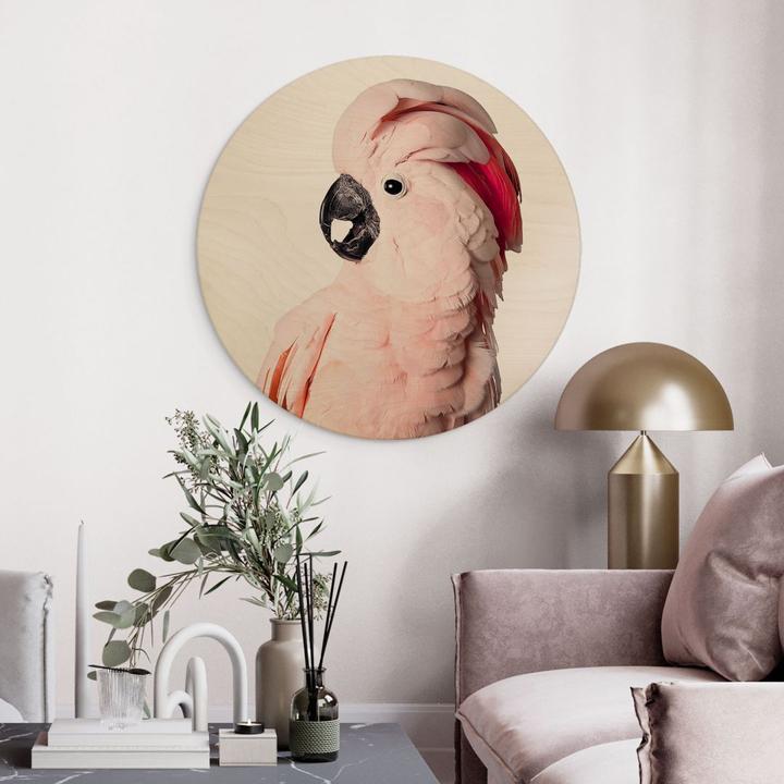 Image du produit Trenddeko Cacatoès rose (Rond)
