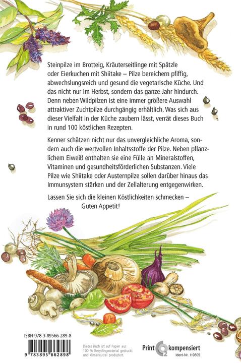 Image du produit Vegetarisch kochen mit Pilzen (Allemand, Herbert Walker, 2011)