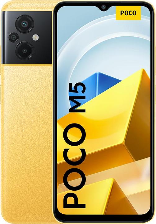 Actual product image Xiaomi Poco M5 (64 GB, Yellow, 6.58", Dual SIM, 50 Mpx, 4G)