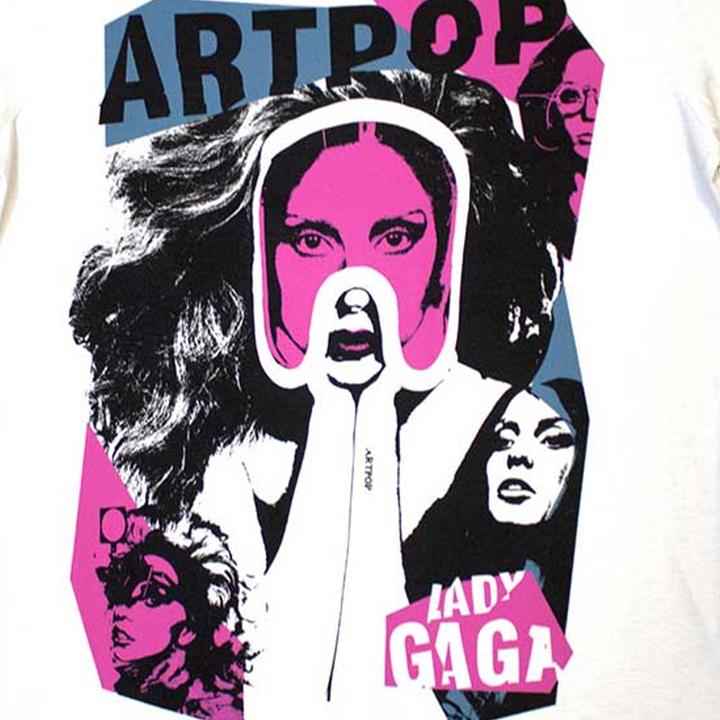 Actual product image Lady Gaga Unisex Adult Artpop Collage T-Shirt (S)