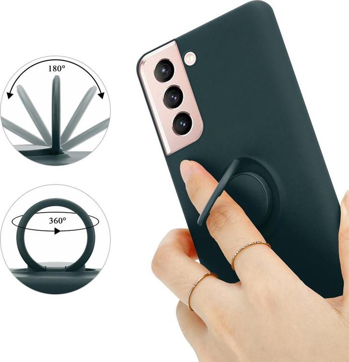 Produktbild Cadorabo TPU Liquid Ring Silicone Case Hülle (Samsung Galaxy S21 5G)