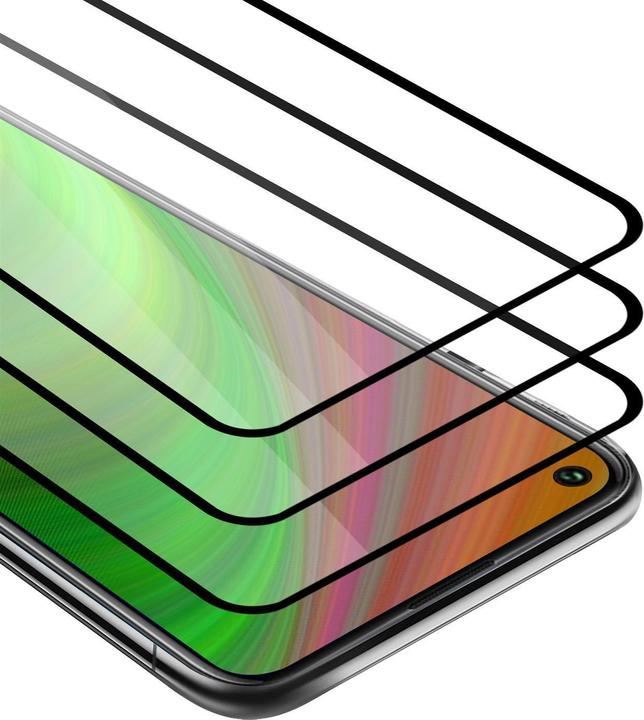 Actual product image Cadorabo Full screen display protection glass (3 Piece, Realme 7 Pro)