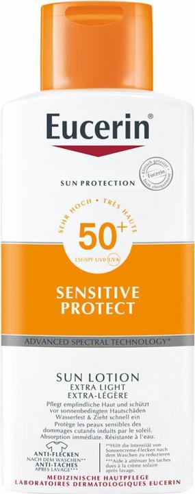 Produktbild Eucerin Sun Sensitive Protect Sun Lotion (Sonnenlotion, SPF 50+, 400 ml)