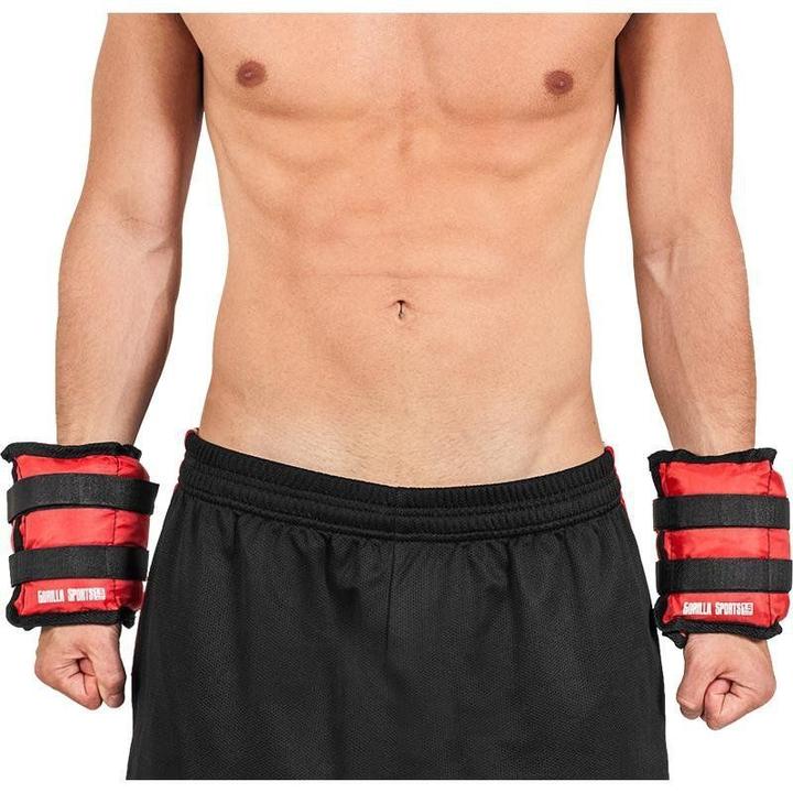 Produktbild Gorilla Sports Gewichtsmanschetten (2 x 1.5 kg)