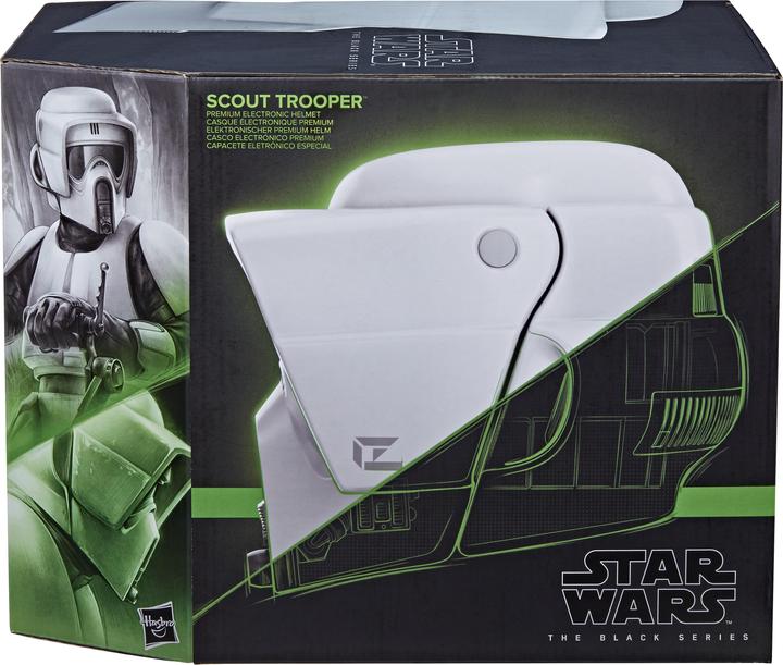 Actual product image Hasbro Star Wars Black Series Electronic Helmet Scout Trooper
