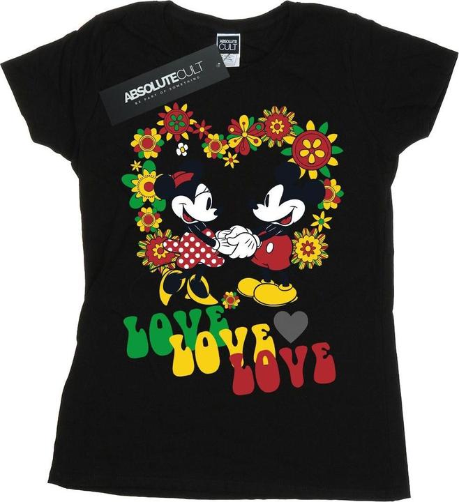 Produktbild Disney Mickey And Minnie Mouse Hippie Love TShirt (S)